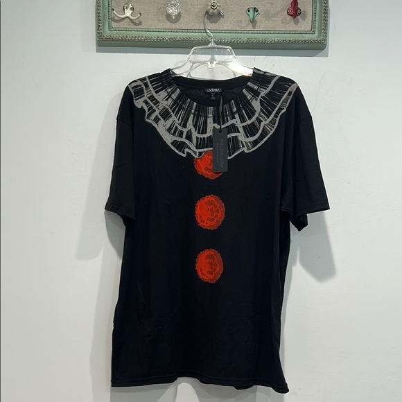 House of widow dolls kill clown core Black Graphic T-Shirt with Red Accent small - Picture 1 of 6